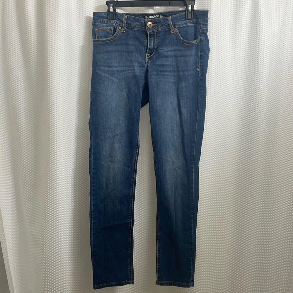 Skinny Jordache blue jeans